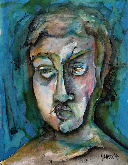 Pedanteria Watercolour Paper Figure Painting