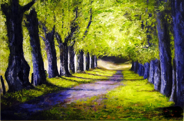 SERIE BOSQUES 3 Oil Canvas Landscaping