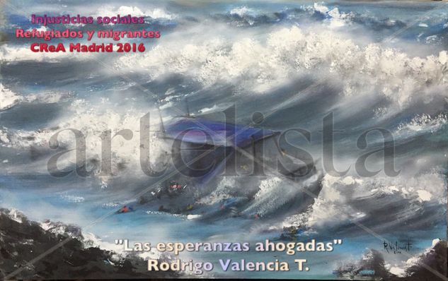 Las esperanzas ahogadas Oil Canvas Marine Painting