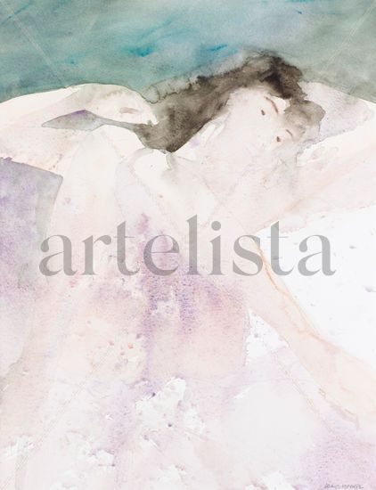 Atracción Watercolour Paper Nude Paintings