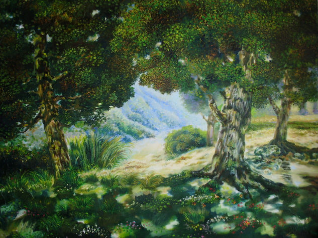 Paisaje Andaluz Oil Canvas Landscaping