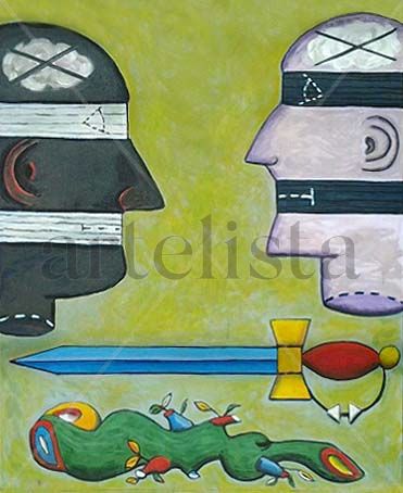 SIN PALABRAS.... Acrylic Canvas Others