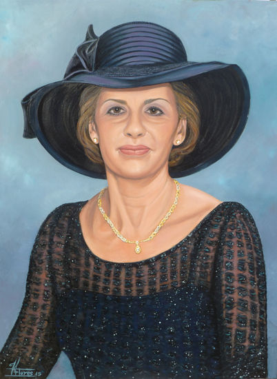 Elena Óleo Lienzo Retrato