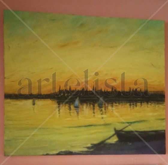 pescadores Oil Canvas Landscaping