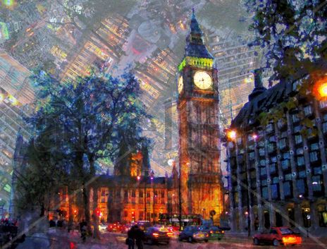 Atardecer en Londres 2