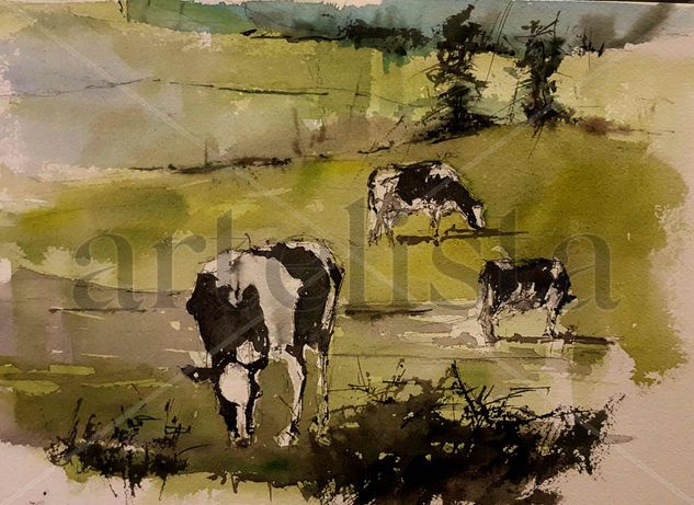 101 dálmatas Watercolour Paper Landscaping