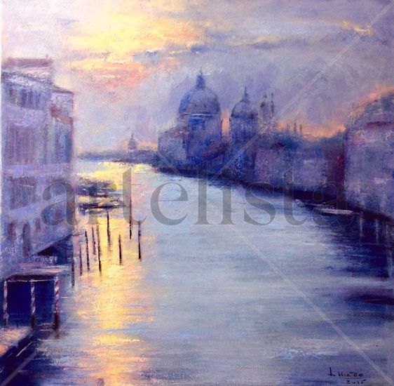 Amanece en Venecia Óleo Lienzo Paisaje