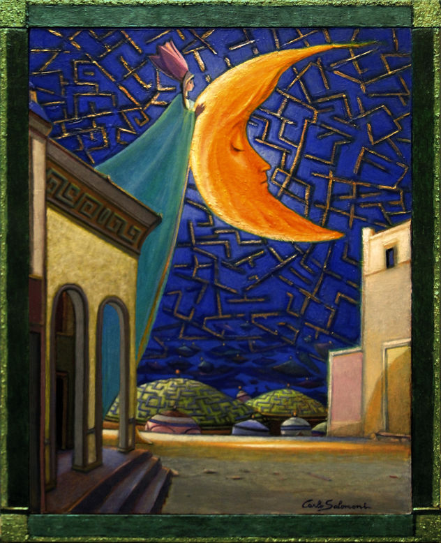 LUNA DE LOS LABERINTOS - (enmarcadas),