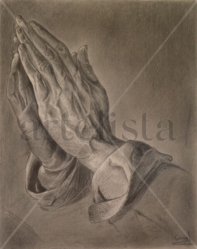 Estudio de manos de Alberto Durero. Interpretación. Study of Hands Albrecht Durer. Interpretation