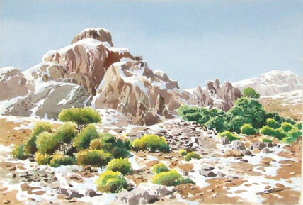 Nieve en Las Cañadas