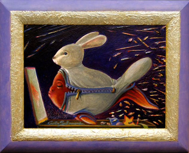 EL PESCADO transformista - (enmarcado) Acrylic Panel Animals