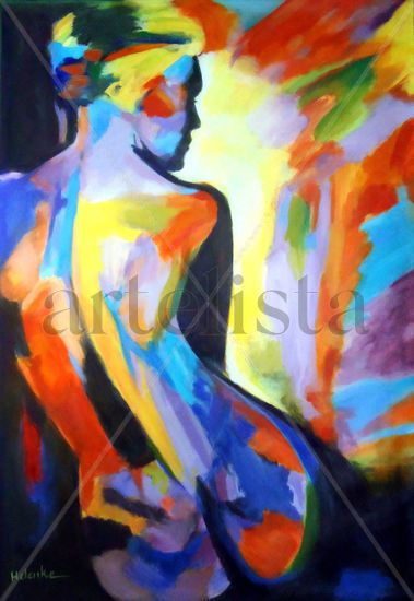 Inner Arsonist Acrylic Canvas Nude Paintings