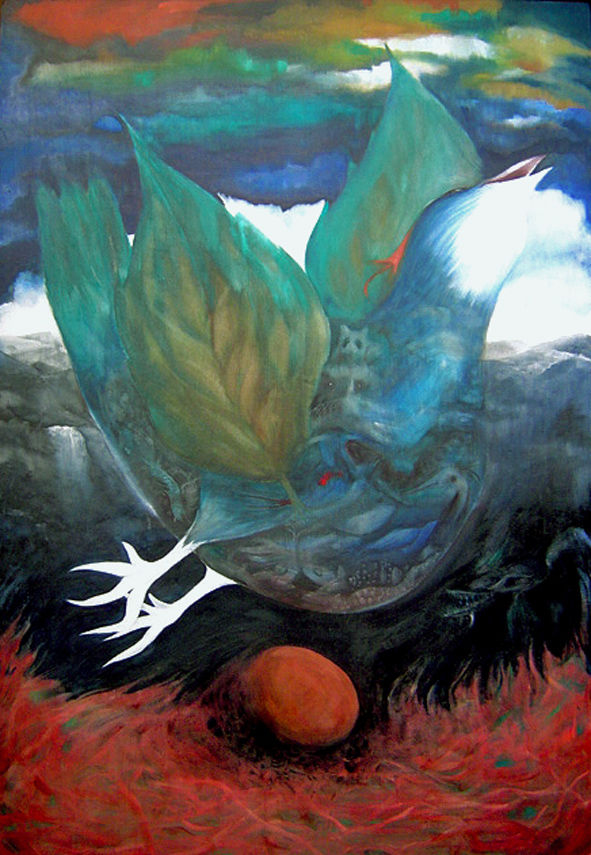pajaro y nido