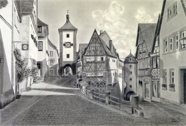 Rothenburg ob der Tauber Grafito