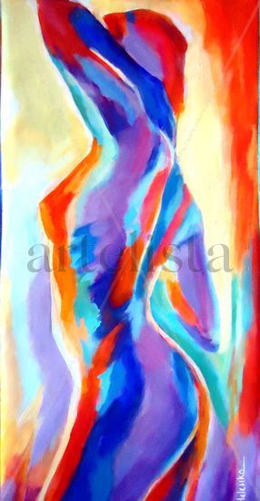 Meeting the morning Acrylic Canvas Nude Paintings