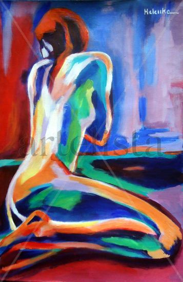 Gleam Acrylic Canvas Nude Paintings