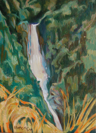 Salto, Huila, Colombia Oil Canvas Landscaping