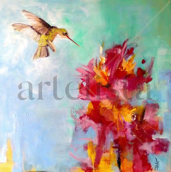 colibri Acrylic Canvas Animals