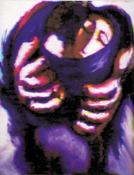 ABRAZO AZUL