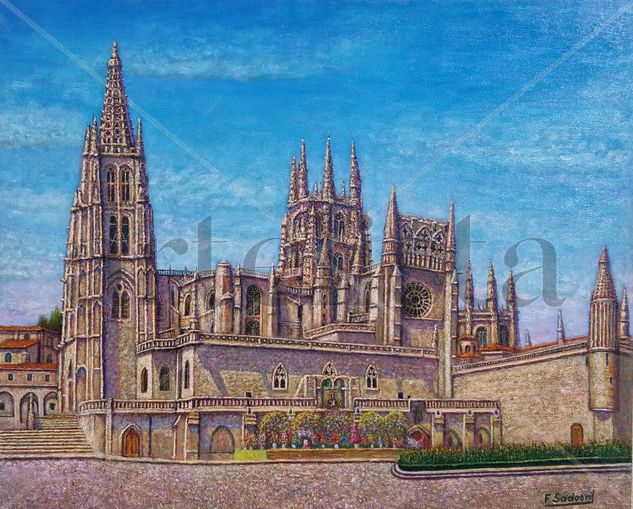 Catedral de Burgos Oil Canvas Others