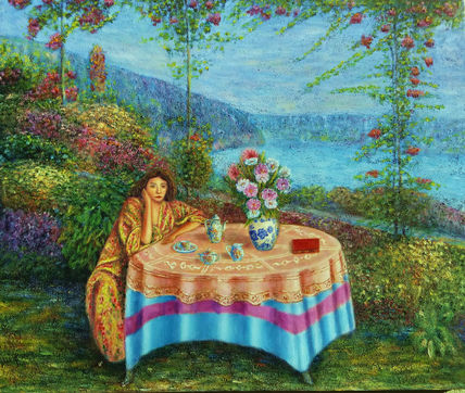 Café en la naturaleza
