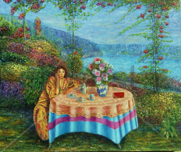 Café en la naturaleza