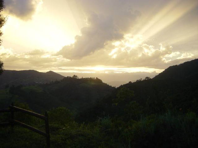 Atardecer amarillo 