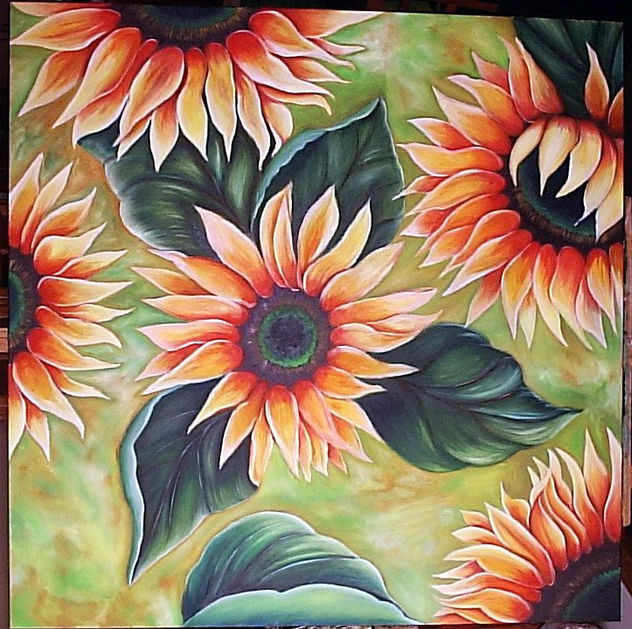 fantasia de girasoles