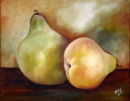 Peras Oil Canvas Still Life Paintings