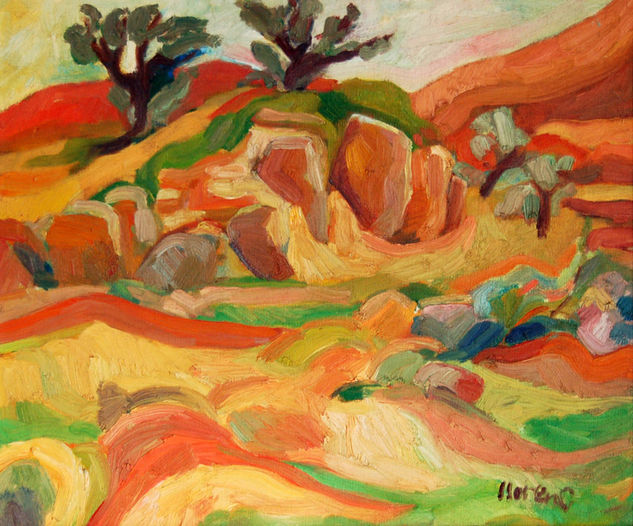 Paisaje, Catalunya Oil Canvas Landscaping