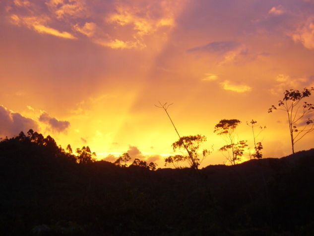 Atardecer naranja 