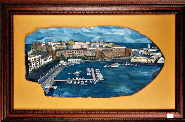 Puerto de Melilla Acrylic Others Marine Painting