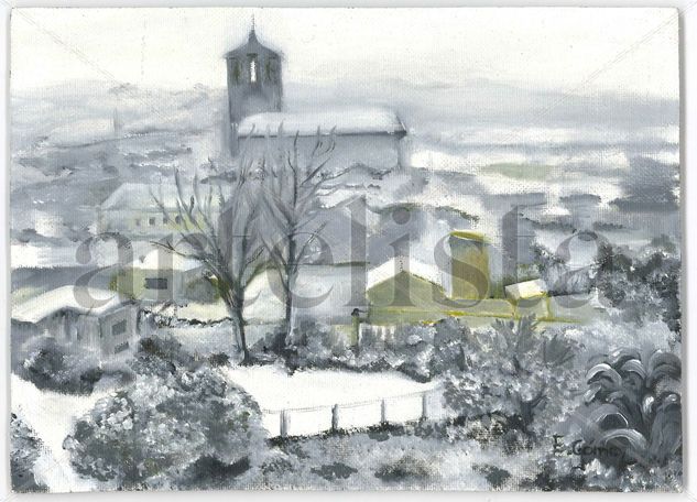 Navamorcuende Oil Canvas Landscaping