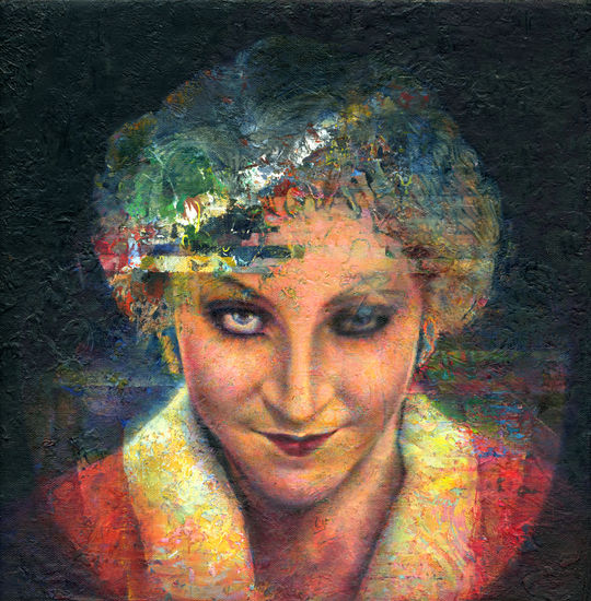 Maria Metropolis Óleo Lienzo Retrato