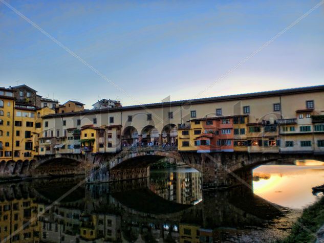 Reflejos - Ponte Vecchio Architecture and Interiorism Color (Digital)