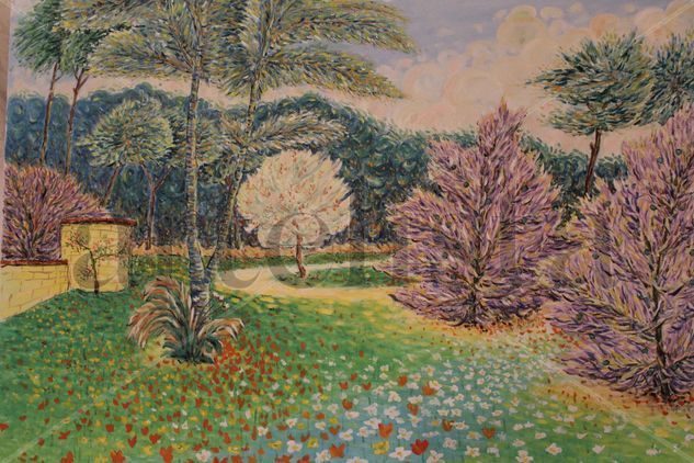 Singularidad del parque Oil Canvas Landscaping