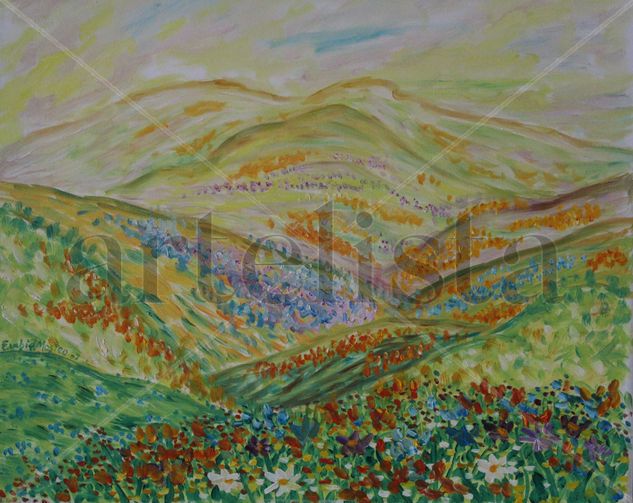 montañas Oil Canvas Landscaping