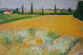Campo de trigo Van Gogh 1889
