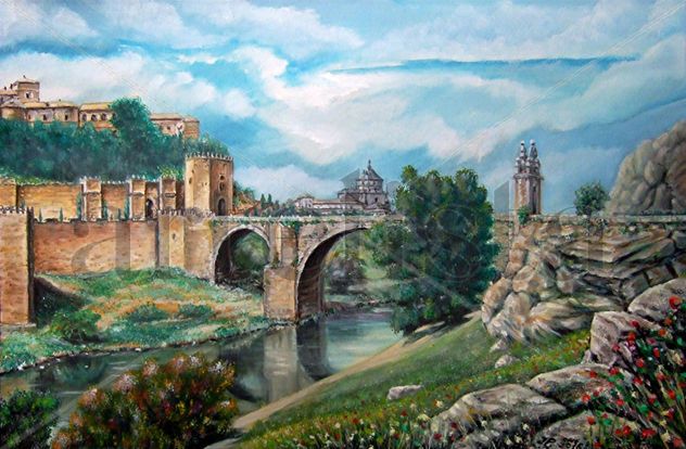 Puente de Alcántara con Tavera al Fondo