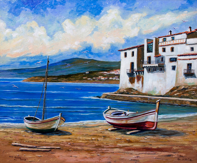 Marina Oil Panel Marine Painting