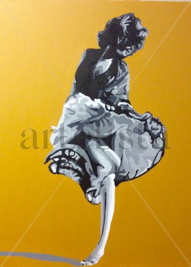 Bailando Acrylic Canvas Figure Painting