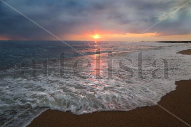 Puesta de Sol en la playa | Sunset at the beach Naturaleza Color (Digital)