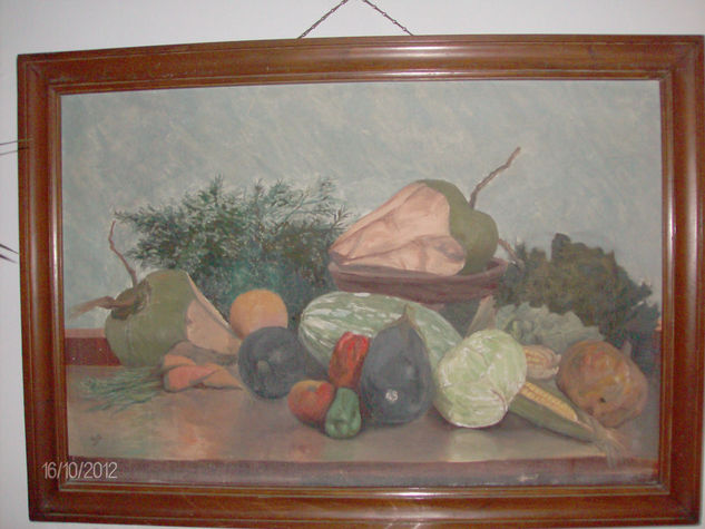 BODEGON JUAN BAUTISTA GOMEZ Oil Canvas Still Life Paintings