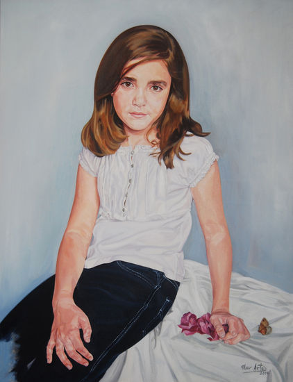 María Oil Canvas Portrait