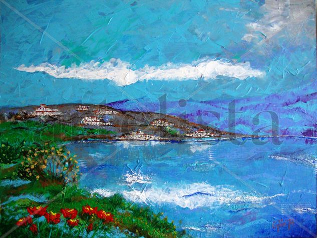 PRIMAVERA MARINA Acrylic Panel Marine Painting