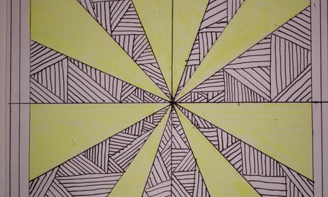 Trazos lineales en el tiempo.