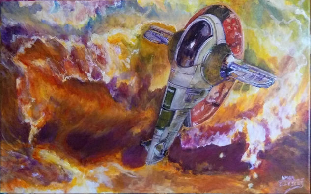 SLAVE 1 RISING Acrylic Canvas Landscaping