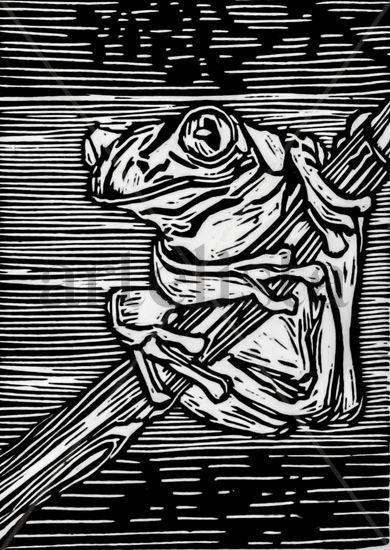 rana Woodcut