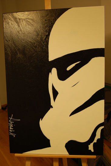 stormtrooper Acrílico Lienzo Retrato