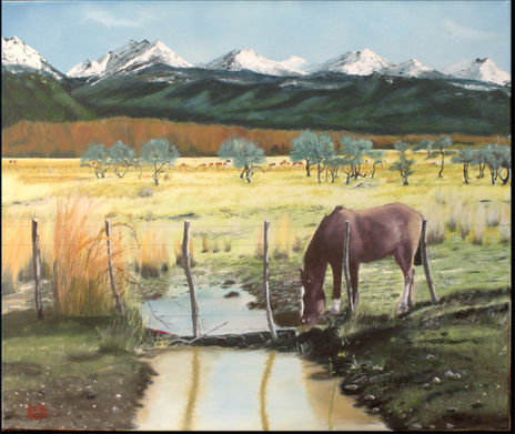 Andean Landscape -...